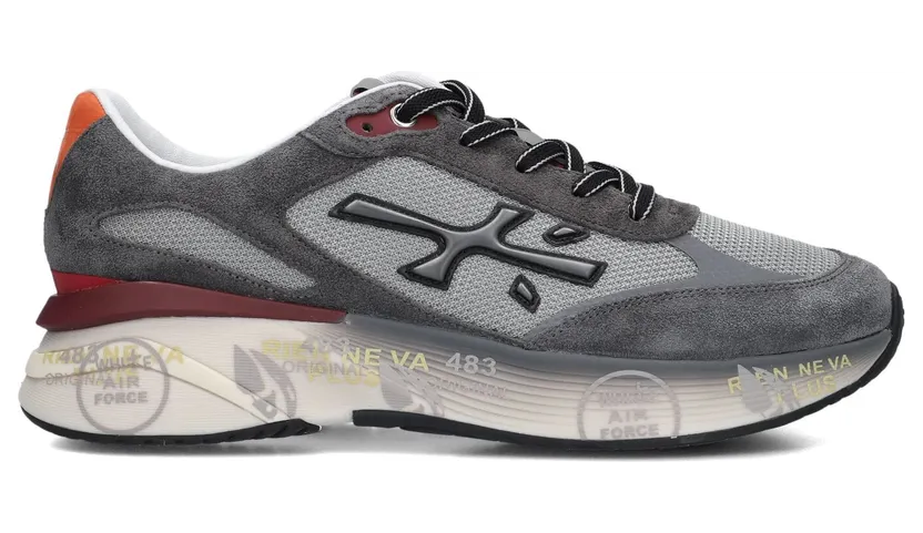 Premiata Lage Sneakers Heren Moerun, Maat: 41, Materiaal: Suède (7773)