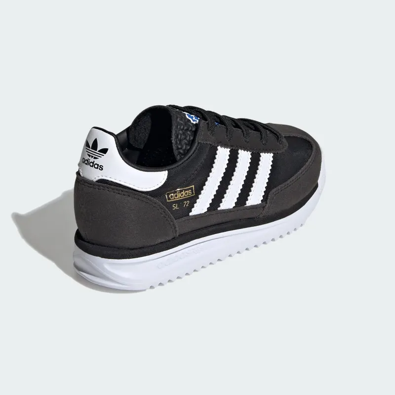 Adidas SL 72 RS Elastic Laces Kids Core Black / Cloud White / Blue (IH2982)