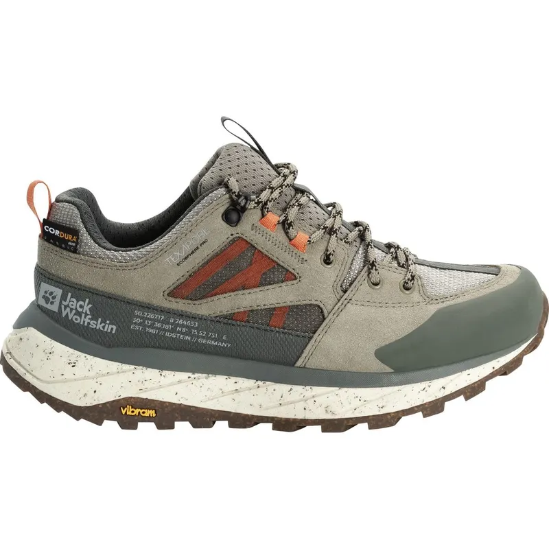Jack Wolfskin Terraquest Texapore Low Damen Multifunktionsschuhe, grün, Größe 38 (4056411)