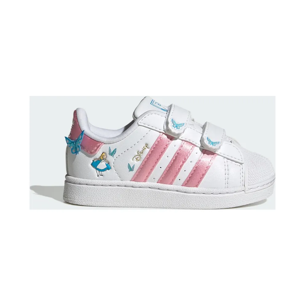 Adidas ADIDAS DISNEY SUPERSTAR II COMFORT CLOSURE schuhe Cloud White / Light Pink / Lucid Aquamarine (IH1743)