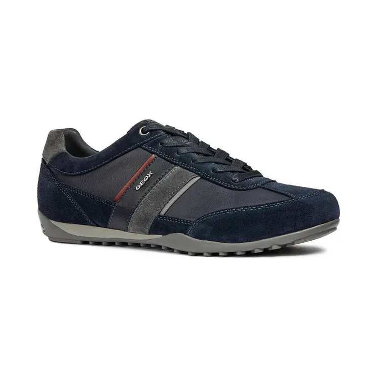 Geox Wells Navy / Nachtblauw / Aardetinten / Kersrood (U52T5C022ME-CF47J)