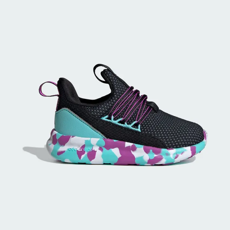 adidas Lite Racer Adapt 7.0 Black Purple Burst Aqua (JS2284)