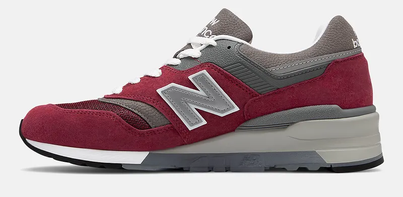 New Balance 997 MiUSA Burgundy Grey (M997BR)