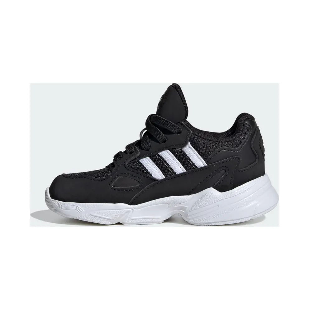 adidas Falcon Elastic Lace Kids Core Black / Cloud White / Cloud White (IF1100)