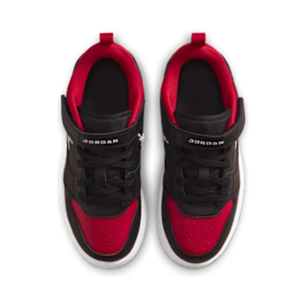 Nike Jordan Court Connect Low “Black / Gym Red / White” (IQ6046-003)