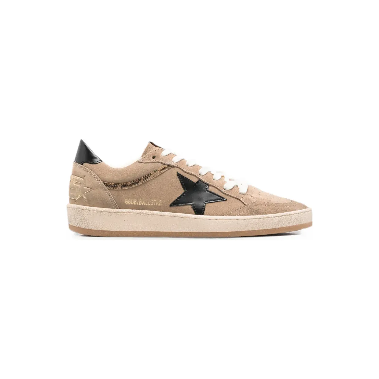 Golden Goose Ball Star Sneakers aus Wildleder – Nude (GWF00117F008704)