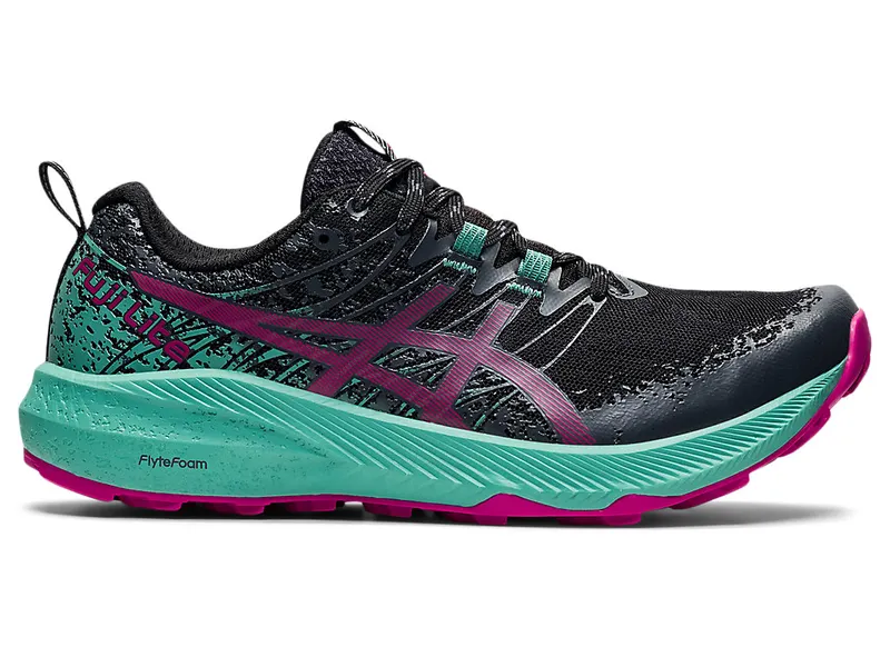Asics Fuji Lite 2 Black/Fuchsia Red (1012B066.002)