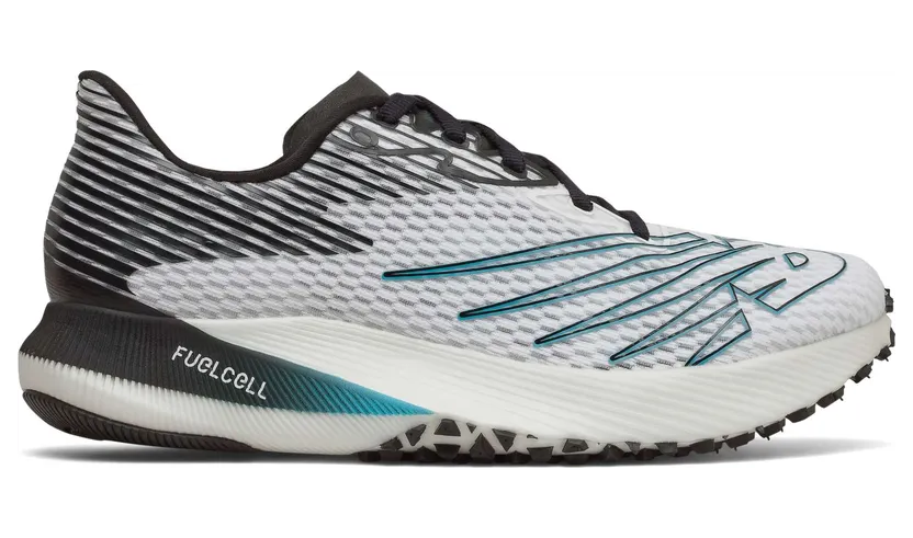 New Balance FuelCell RC Elite Weiß/Schwarz/Blau (WRCELWB)