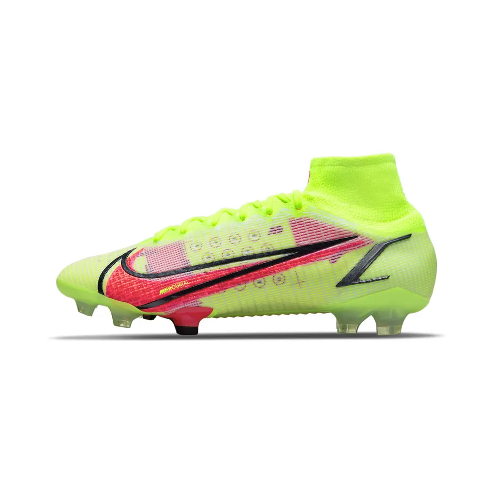Nike Mercurial Superfly 8 Elite FG Volt Black Bright Crimson (CV0958-760)