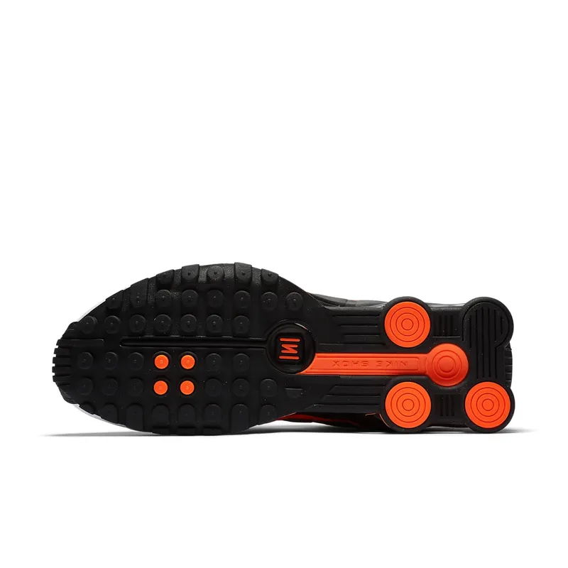 Nike Shox R4 Dutch Orange Black/White-Reflect Silver-Dutch Orange (104265-046)