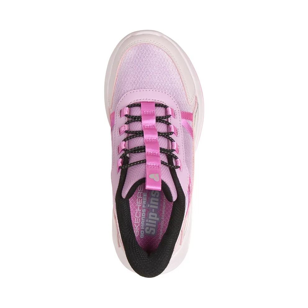 Skechers Slip-ins: Wave 92 “Sparkle Sprint Sneaker Light Pink” (304053LLPMT)