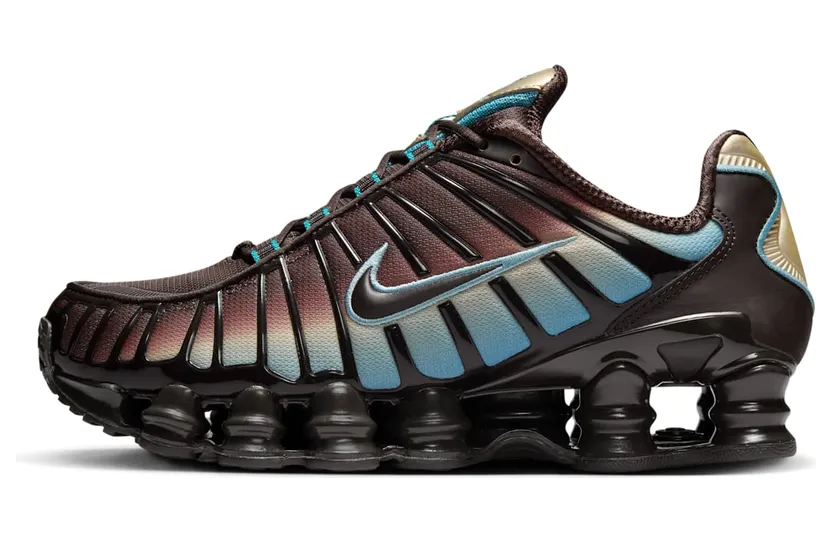 Nike Shox TL Velvet Brown Denim Turquoise (IB4340-200)