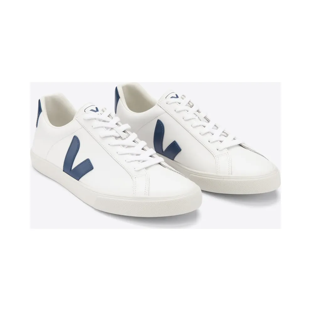 Veja Esplar Leather White Cobalt (EO0202939A)