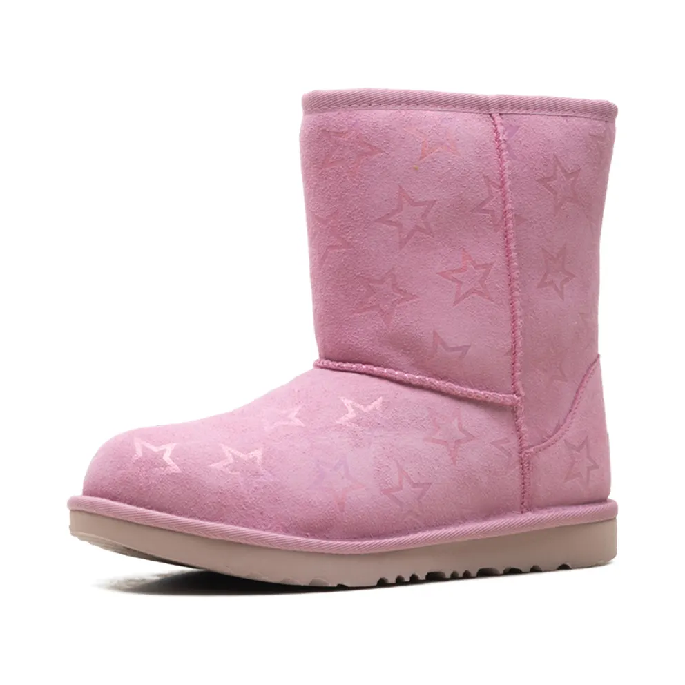 Ugg Classic II Iridescent Stars Boot GS “Dusty Orchid Pink Iridescent” (1157712K-DDP)
