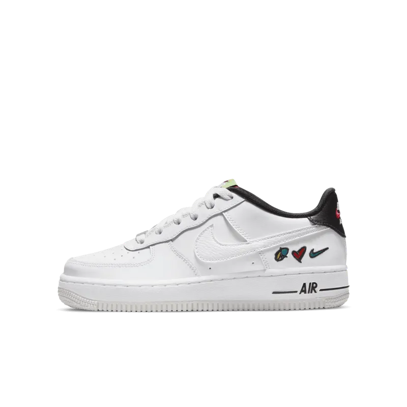 Nike Air Force 1 Low ’07 LV8 3 Peace, Love, Swoosh (GS) (DM8154-100)