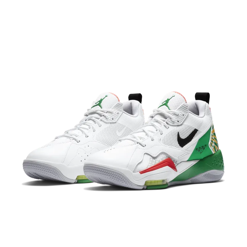 Jordan Zoom 92 White Green Red Summit White/Lucky Green-Track Red-Black (CK9183-103)