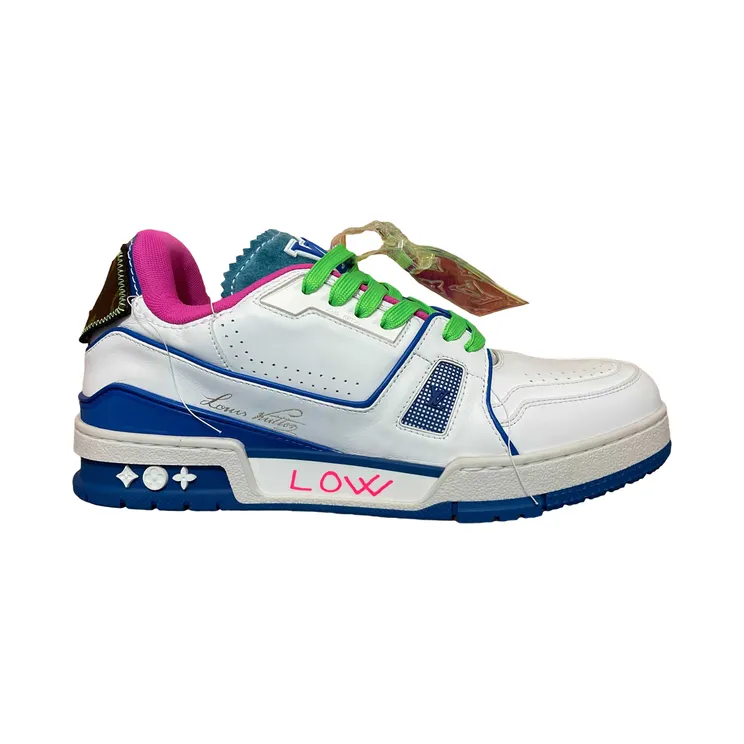 Louis Vuitton Trainer Neon Blue (MS0251)