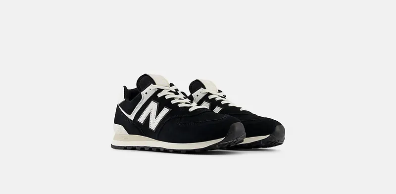 New Balance 574 Black White Beige (U574YCE)