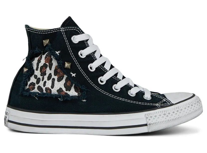 Converse CTAS CANVAS LTD HI BLACK STRATCHED Black Stratched Jungle (167401C)