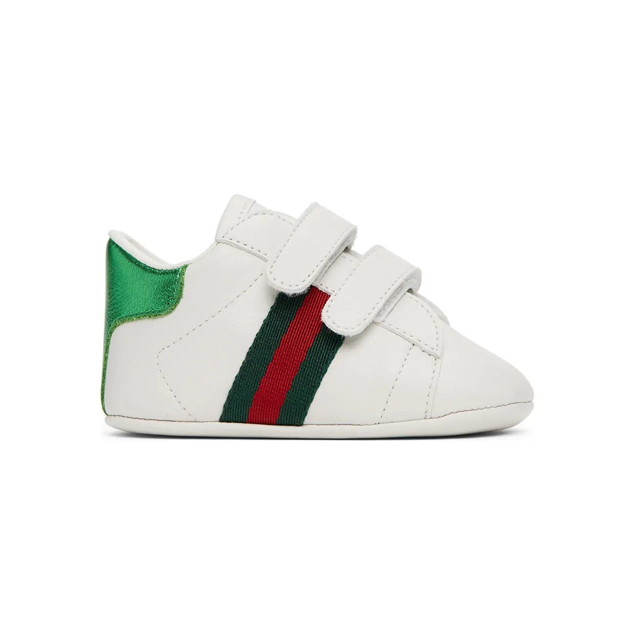 Gucci Baby White Ace Pre-Walker Sneakers (500852 BKPT0)