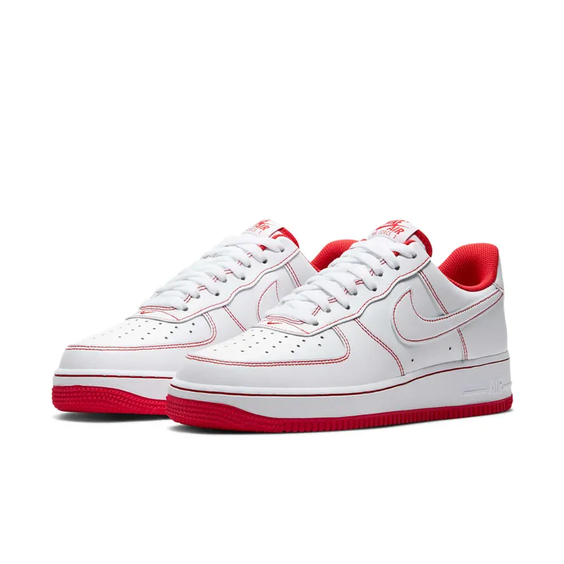 Nike Air Force 1 Low ’07 White University Red (CV1724-100)