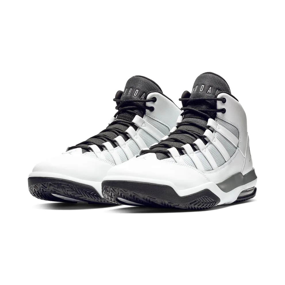 Jordan Max Aura White Metallic Silver Black White/Metallic Silver-Black (AQ9084-102)