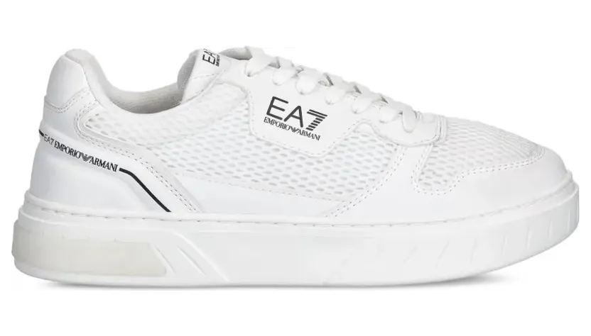 Ea7 Emporio Armani New Premium Court logo-print panelled – White (7X000650AF23102)