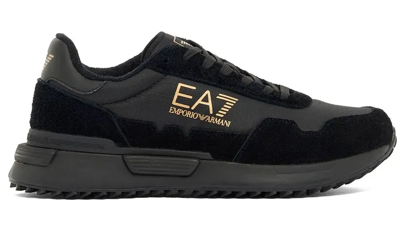 Ea7 Emporio Armani sneaker Triple Black / Gold (7X000380AF19175MZ17710)