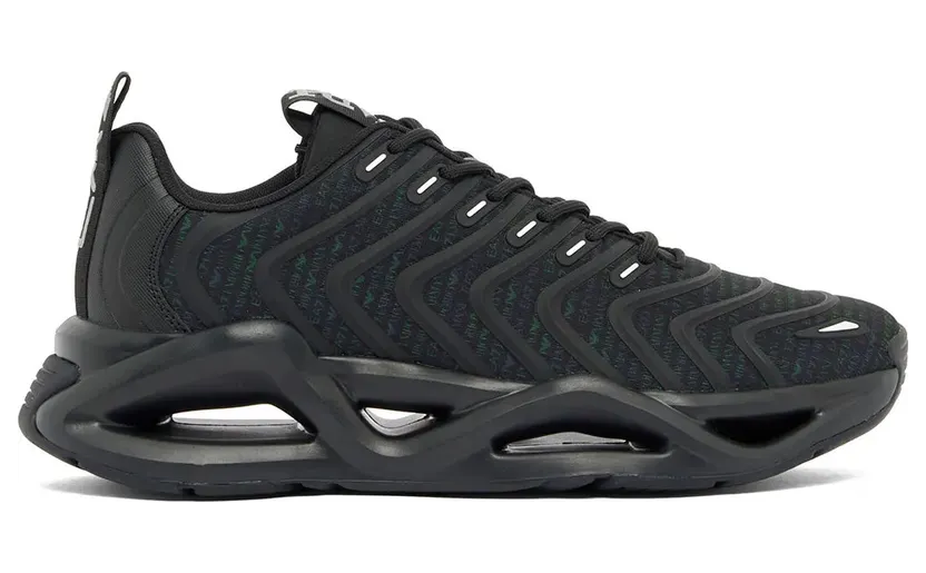 Ea7 Emporio Armani sneaker Triple Black / Green Fluo (7X000303AF18441MZ5478)