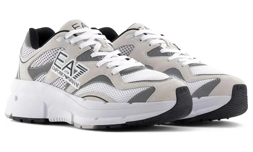 Ea7 Emporio Armani sneaker Triple White / Silver (X8X237XK425M01968)