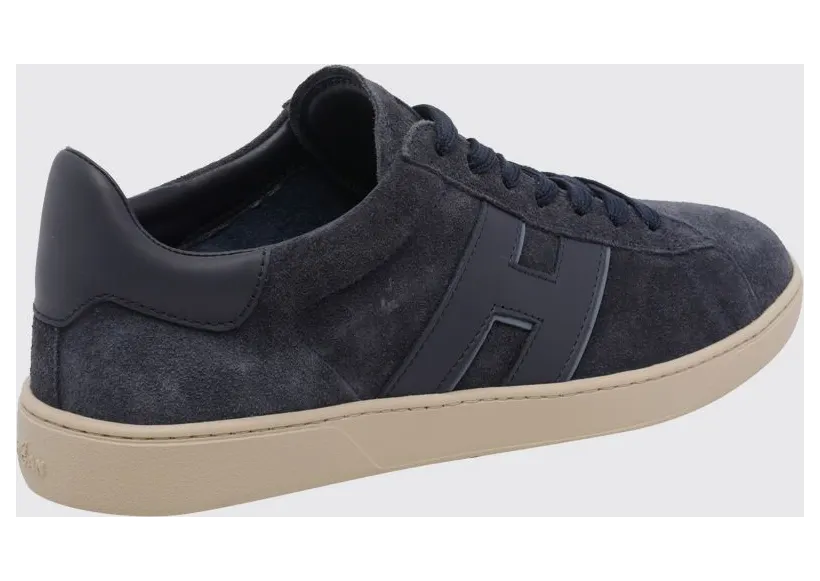 Hogan Cool Suede Sneakers Blue (HXM6470FY8TUHO783O) (2)