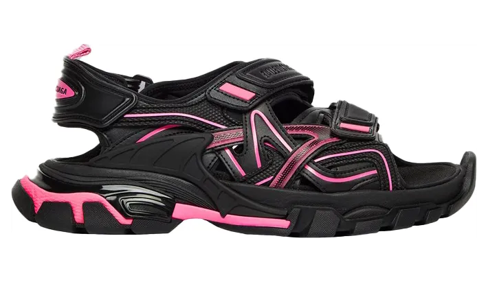 Balenciaga Track Sandal Black Pink (W) (617543W3AJ11050)