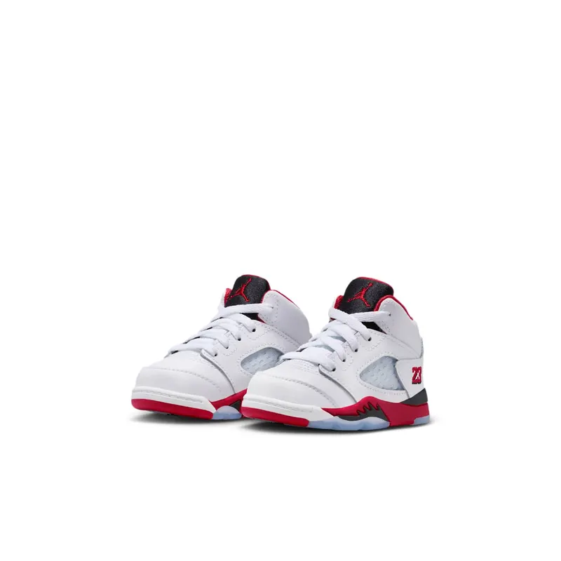 Air Jordan 5 TD “Fire Red – Black Tongue (2025)” (HQ7981-101)