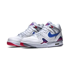 Nike Air Tech Challenge II Pixel Court “White / Infrared / Flat Silver / Royal Blue” (667444-146)