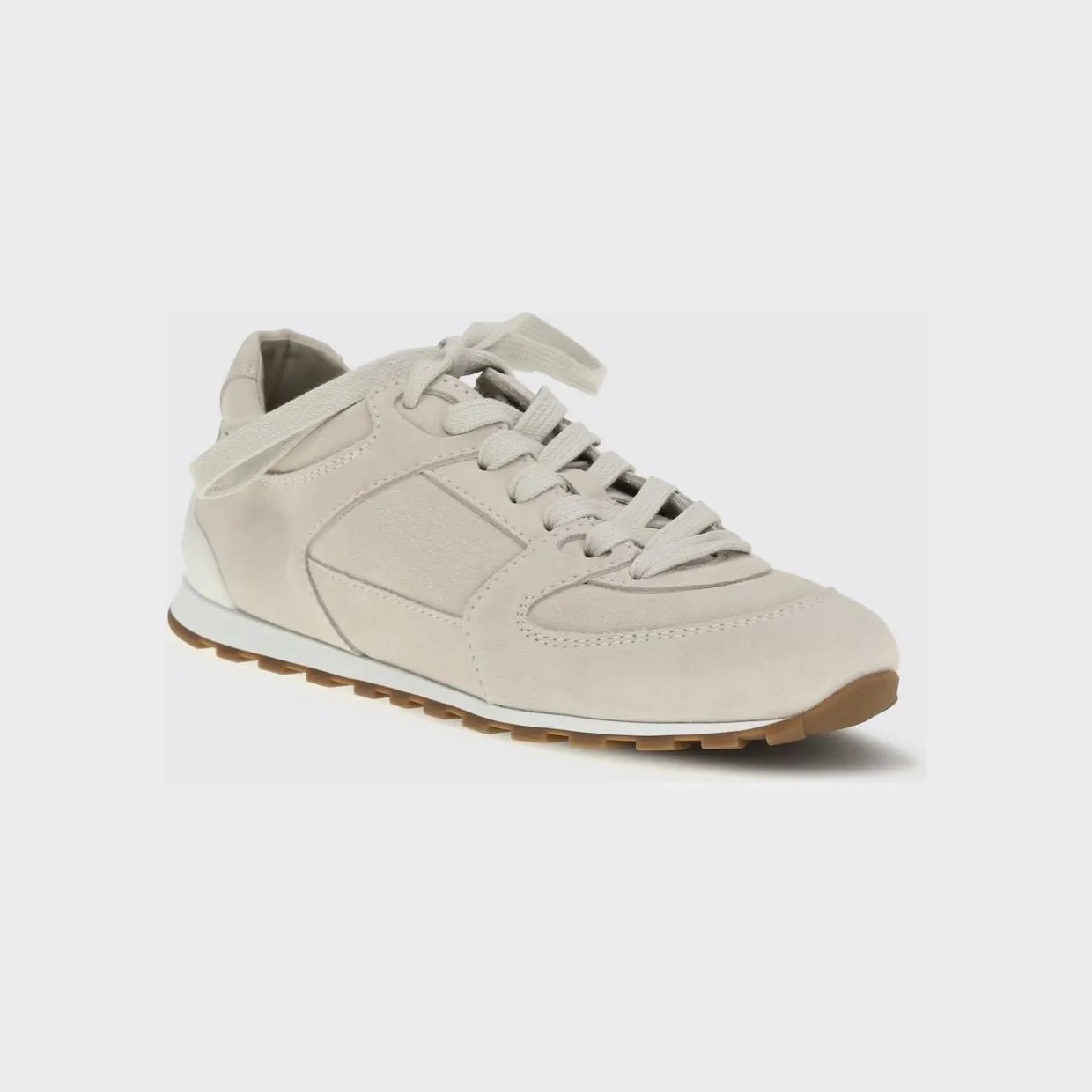 Brunello cucinelli Suede Sneakers Ivory (MZSFG3231C8905)