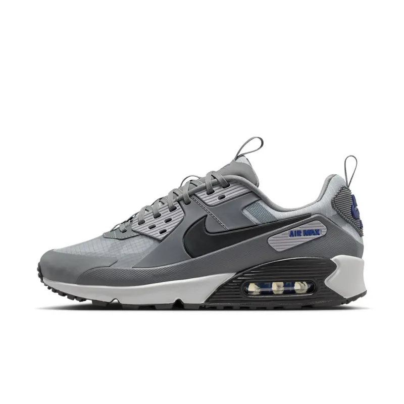 Nike Air Max 90 Drift “Cool Grey / Deep Royal Blue” (IO1908-002)