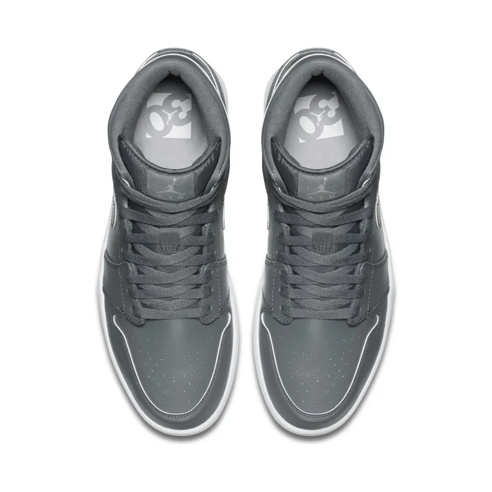 Jordan 1 Retro Mid Cool Grey (2015) Cool Grey/Cool Grey-White-Wolf Grey (554724-031)