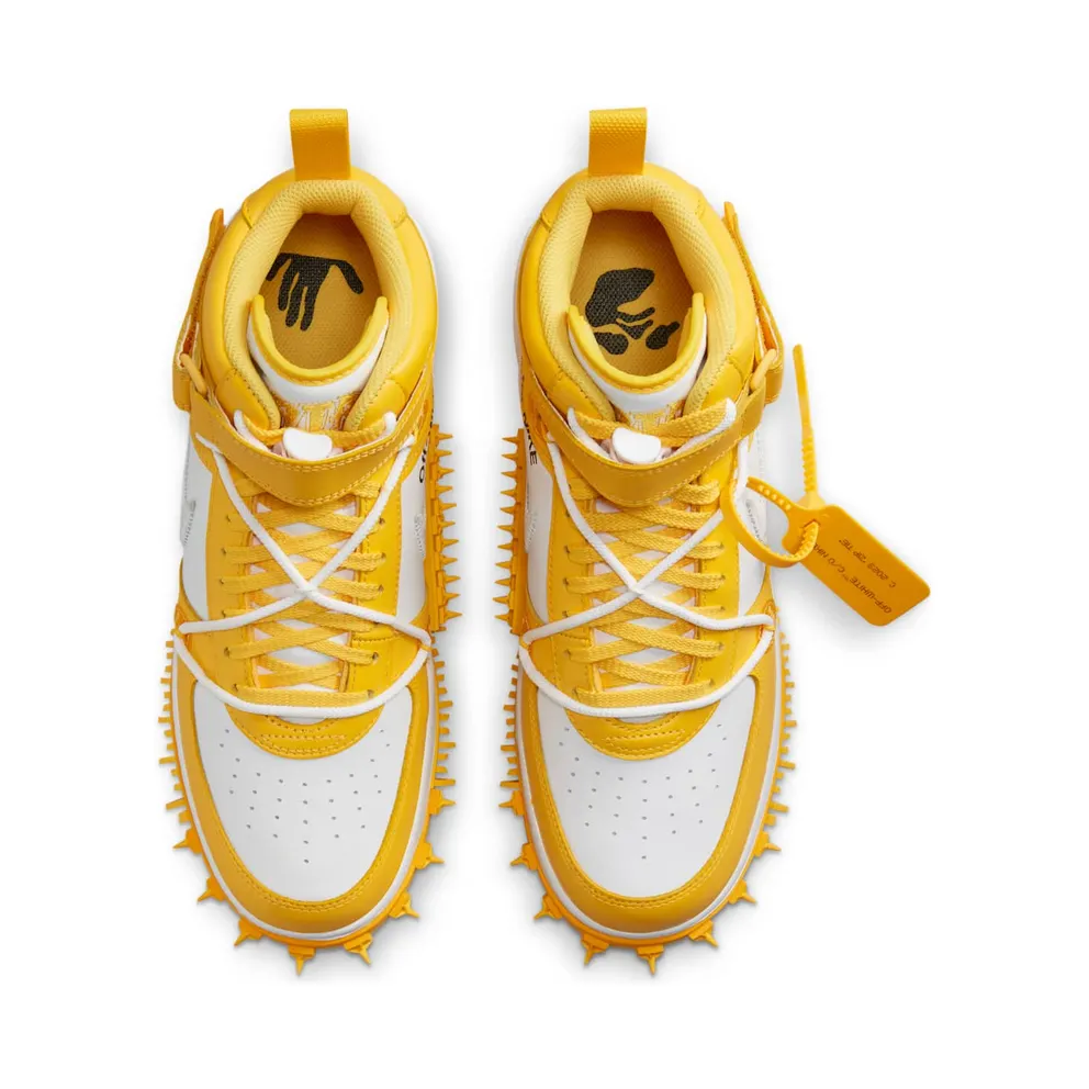 Nike Air Force 1 Mid x Off-White ™ White/Varsity Maize/White (DR0500-101)