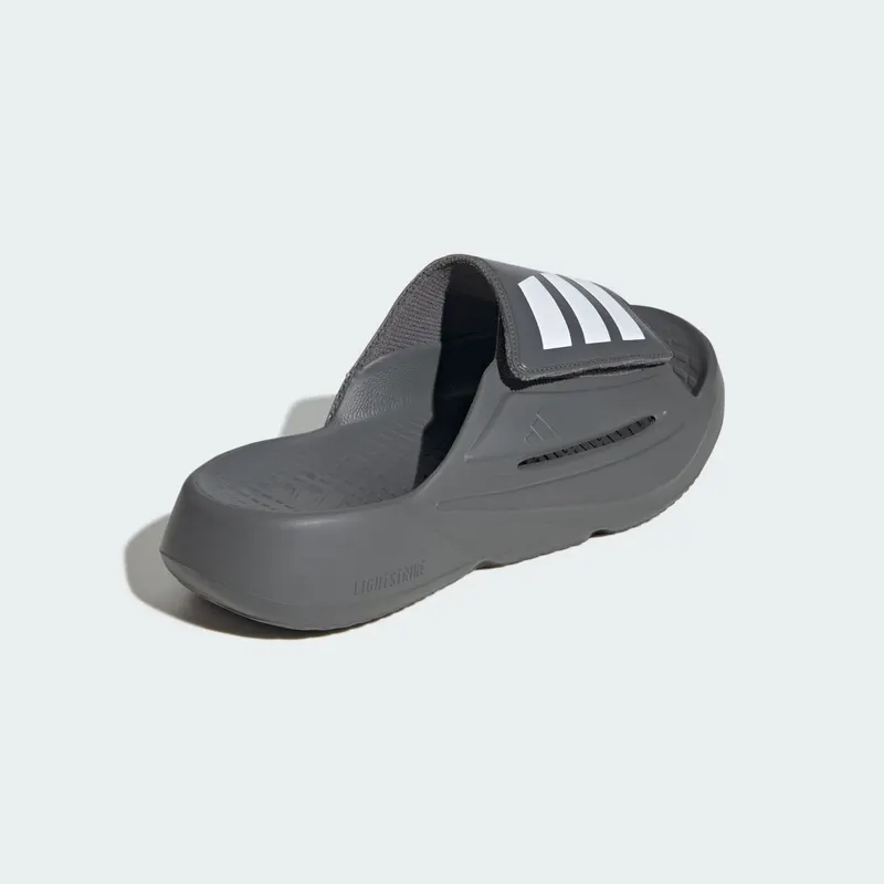 adidas Lightblaze Slides Grey Four Cloud White (JS3587)