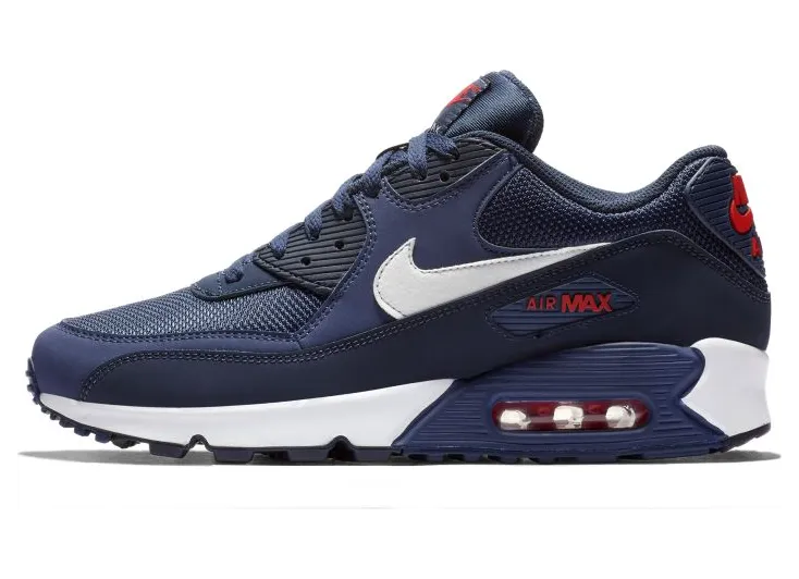 Nike Air Max 90 Midnight Navy University Red White