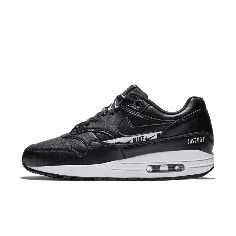 Nike Air Max 1 Overbranding Black (W) Black/Black-White-Black (881101-005)