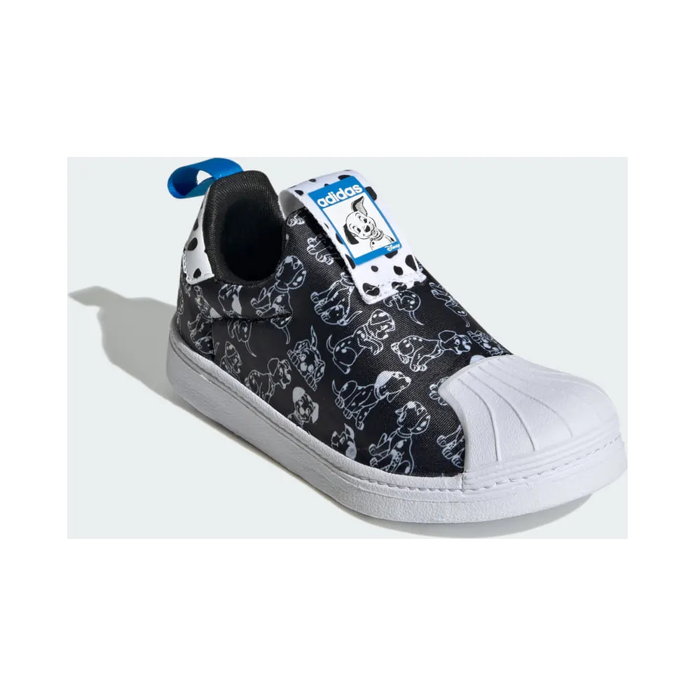 adidas Originals x Disney 101 Dalmatiërs Superstar 360 Kids Core Black / Cloud White / Bright Blue (ID9710)