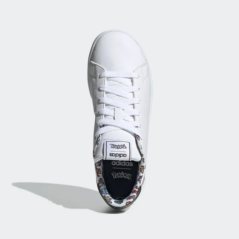 adidas Advantage Pikachu (Youth) CLOUD WHITE/CLOUD WHITE/CORE BLACK (EG1999)