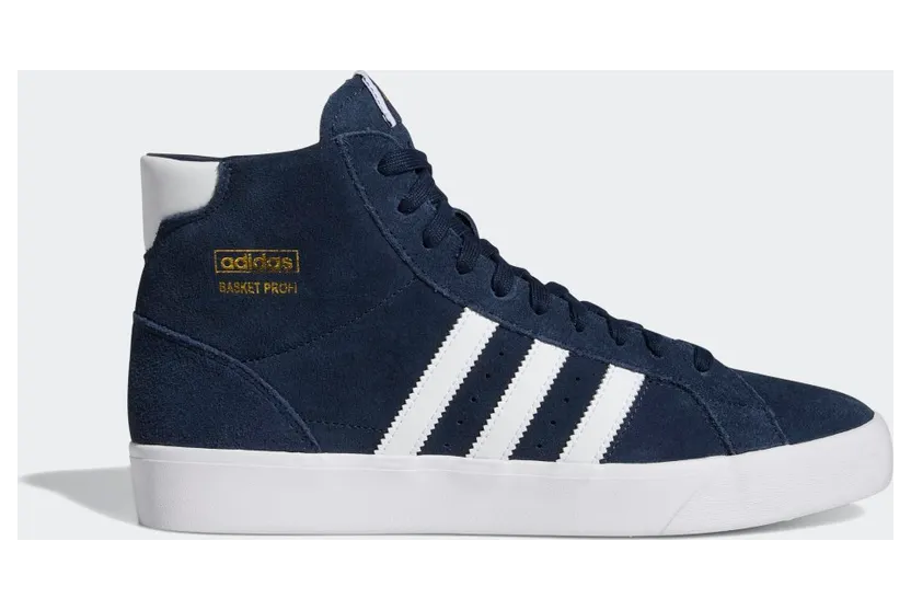adidas Basket Profi Collegiate Navy / Cloud White / Gold Metallic (H05153)