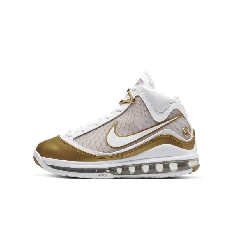 Nike LeBron 7 China Moon 2020 (GS) White/Metallic Gold-White (CK0719-100)