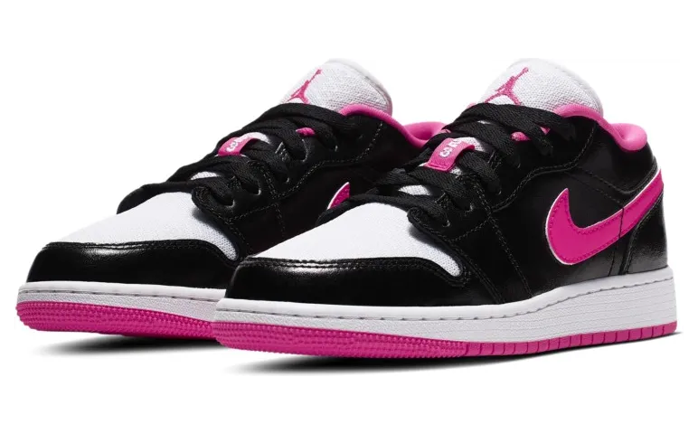 Air Jordan 1 Low GS Black Hyper Pink (554723-061)