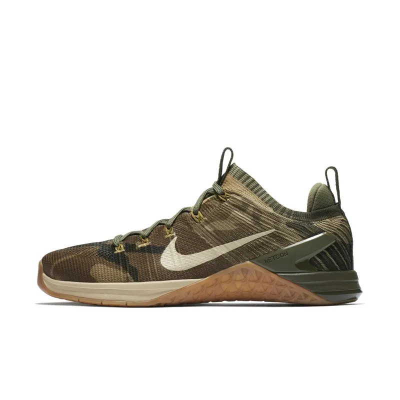 Nike Metcon DSX Flyknit 2 Army Camo Olive Canvas/Neutral Olive-Gum Medium Brown (924423-300)
