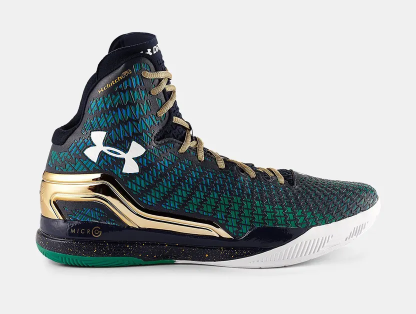 Under Armour Clutchfit Drive Midnight Navy Kelly Green (1259065-414)
