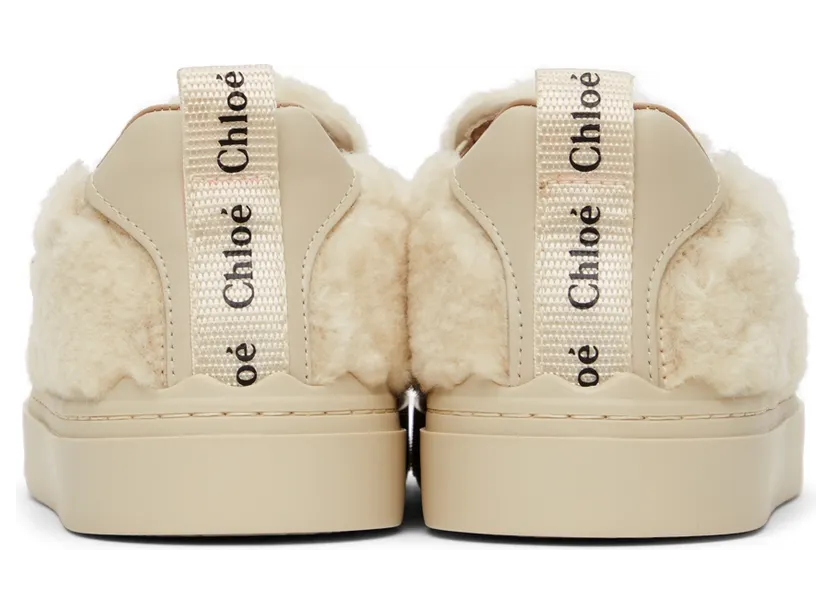 Chloé Off-White Lauren Sneakers (CHC21W421V8) (4)