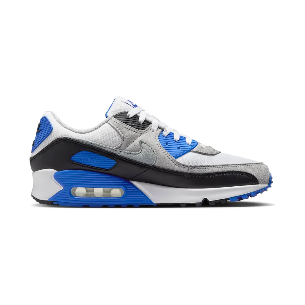 Nike Air Max 90 “White/Light Smoke Grey/Black/Particle Grey” (DM0029-112)